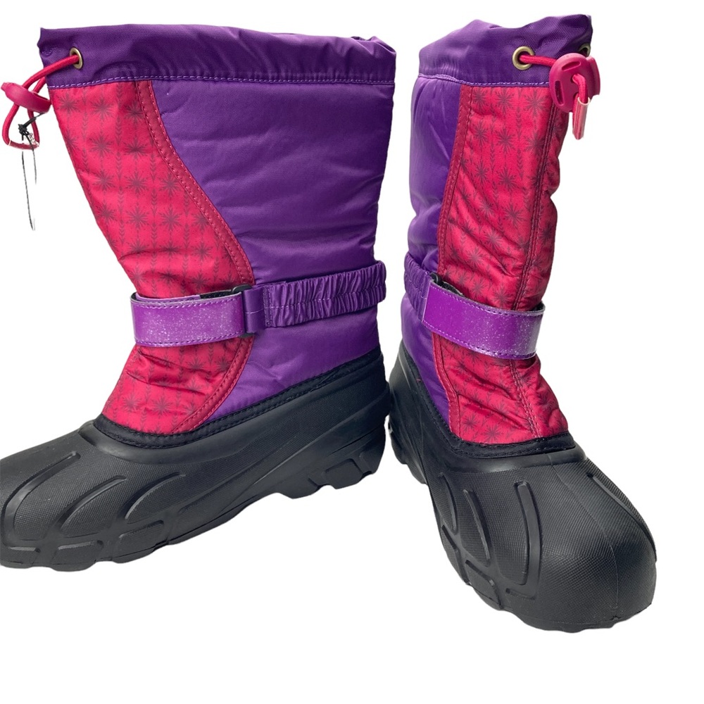 Disney Sorel rain boots Waterproof Little Youth Flurry Frozen 2 PURPLE, - Picture 4 of 13